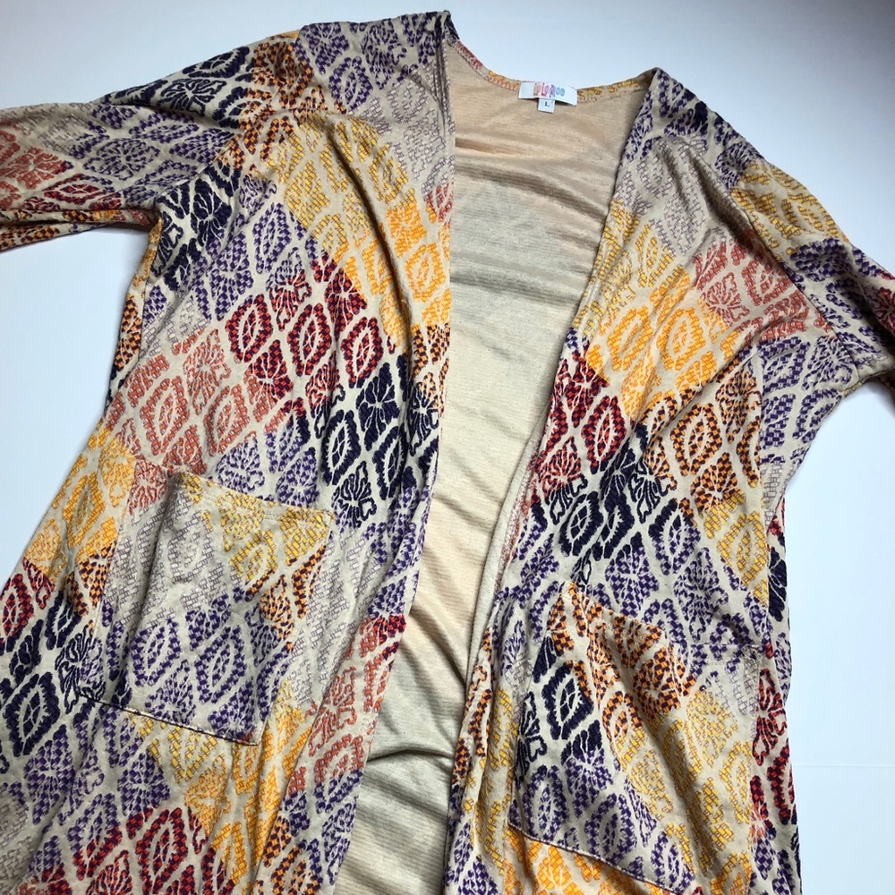 Large LuLaRoe Sarah Cardigan